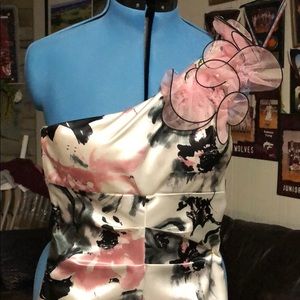 Fish tail floral dress